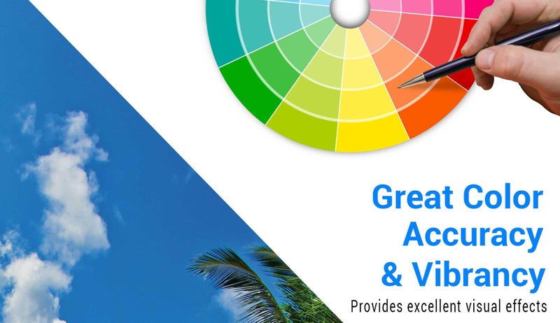 Funnytree 7x5ft Summer Tropical Beach Backdrop Seaside Island Palm Trees Photography Background for Picture Blue Sea Sky Sunshine Luau Themed Party Decorations Photo Booth Studio Props - Image 4